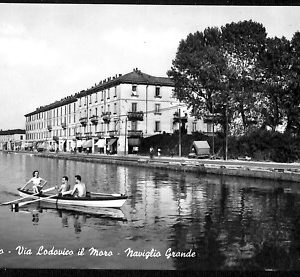 ab1262 - CARTOLINA D'EPOCA - MILANO Città : Naviglio