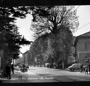 ab1267 - CARTOLINA D'EPOCA - MILANO Città : Via Astesani