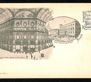 ab1272 - CARTOLINA D'EPOCA - MILANO Città : Hotel Grande Bretagne