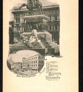 ab1275 - CARTOLINA D'EPOCA - MILANO Città : Hotel Grande Bretagne