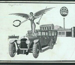 Lib942 - CARTOLINA d'Epoca - PUBBLICITARIA Illustrata - PAPPALARDO Auto TORINO