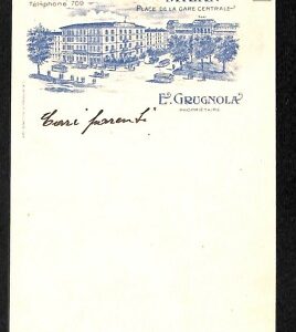ab1281 - CARTOLINA D'EPOCA - MILANO Città : Hotel D'Italia