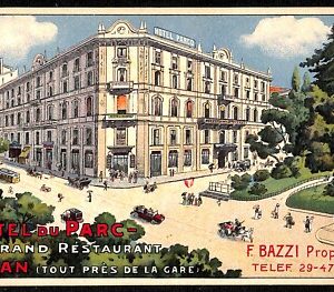 ab1287 - CARTOLINA D'EPOCA - MILANO Città : Hotel Parco