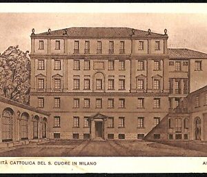 ab1291 - CARTOLINA D'EPOCA - MILANO Città : Università Cattolica Del S. Cuore