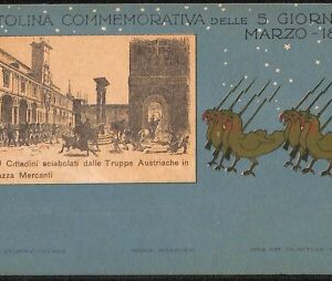 ab1292 - CARTOLINA D'EPOCA - MILANO Città : Piazza Mercanti