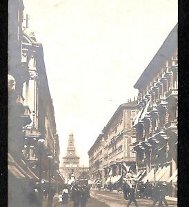 ab1309 - CARTOLINA D'EPOCA - MILANO Città : Via Dante