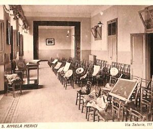 ab1324 - CARTOLINA D'EPOCA - MILANO Città : Istituto S. Angela Merici