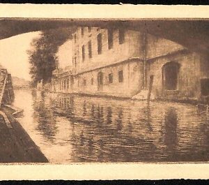 ab1327 - CARTOLINA D'EPOCA - MILANO Città : Via Senato