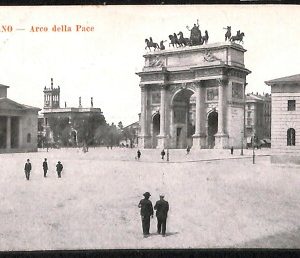 ab1328 - CARTOLINA D'EPOCA - MILANO Città : Arco della Pace