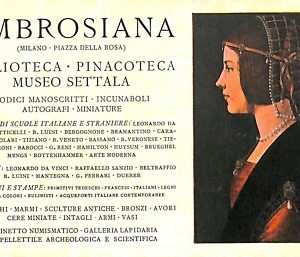 ab1329 - CARTOLINA D'EPOCA - MILANO Città : Ambrosiana