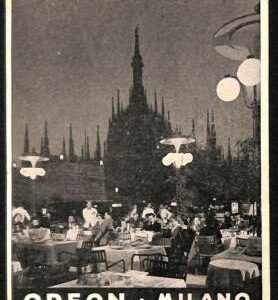 ab1348 - CARTOLINA D'EPOCA - MILANO Città : Odeon Terrazzo