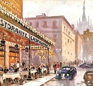 ab1354 - CARTOLINA D'EPOCA - MILANO Città : L'Astigiana