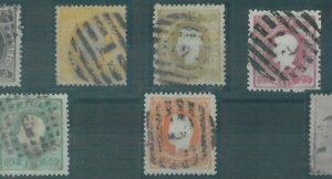 88271 -  PORTUGAL - early STAMPS - Unificato 26/34 . Very fine USED --- PERFECT!