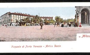 ab1364 - CARTOLINA D'EPOCA - MILANO Città : Piazzale di Porta Venezia