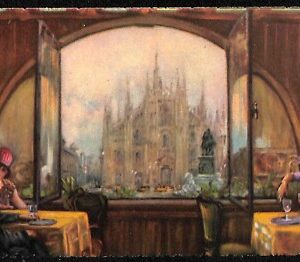 ab1370 - CARTOLINA D'EPOCA - MILANO Città : Ristorante Garminati