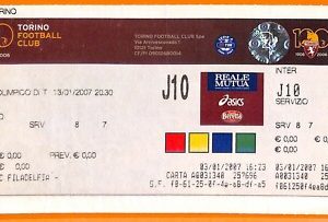 C2115- Vecchio BIGLIETTO PARTITA CALCIO -2006-2007  TORINO VS INTER