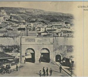 92284 - GIBRALTAR - VINTAGE   POSTCARD -  MARKET PLACE