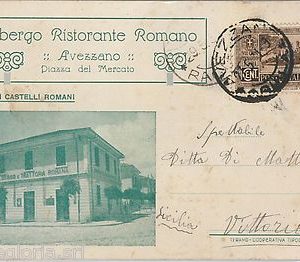 60505  - CARTOLINA d'Epoca - L'AQUILA provincia :  AVEZZANO 1931 - PUBBLICITARIA