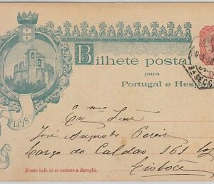 50861 - PORTUGAL -  POSTAL HISTORY - STATIONERY CARD -  Michel # P45 1898