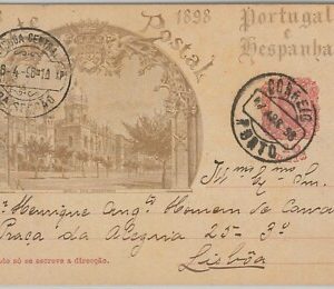 50859  - PORTUGAL -  POSTAL HISTORY -  STATIONERY CARD -  Michel # P45 1898