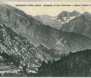 CARTOLINA d'Epoca AOSTA provincia - Brusson