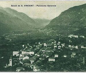 CARTOLINA d'Epoca AOSTA provincia - Saint-Vincent 1932