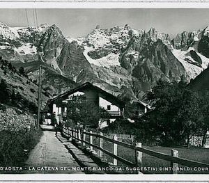 CARTOLINA d'Epoca AOSTA provincia - Courmayeur - Dintorni 1937