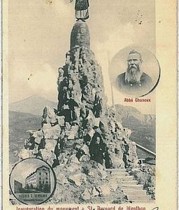 CARTOLINA d'Epoca AOSTA provincia - SAN BERNARDO 1902