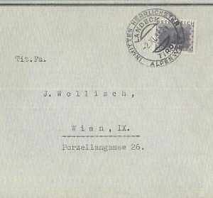75932 - AUSTRIA - Postal History - EVENT Postmark on COVER 1933 SPORT skiing