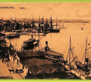 aa9607 - Deutschland GERMANY-  Ansichtskarten VINTAGE POSTCARD -  FLENSBURG