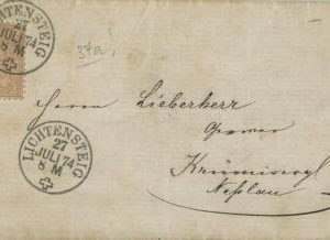 P0350 - SWITZERLAND - Postal History - Zumstein # 37a on PRINTED MATTER 1874