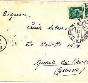 ITALIA REGNO:  storia postale - POSTA MILITARE Messina - SEZIONE A 1941