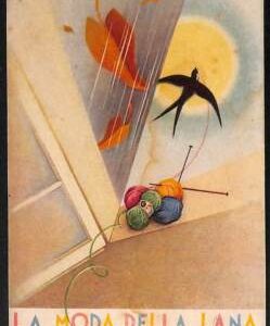 Lib854 - CARTOLINA d'Epoca - PUBBLICITARIA Illustrata - BUSI La Moda Della Lana