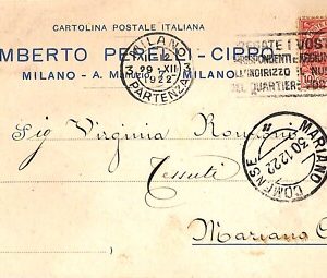 ab1470 - CARTOLINA D'EPOCA - MILANO Città : Pubblicitarie