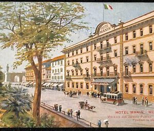 ab1481 - CARTOLINA D'EPOCA - MILANO Città : Hotel Manin
