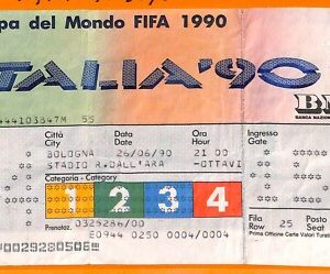 C2251- Vecchio BIGLIETTO PARTITA CALCIO - 1990  BELGIO