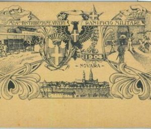 90919 - CARTOLINA d'Epoca - NOVARA Reggimentale - PANIFICIO MILITARE 1904
