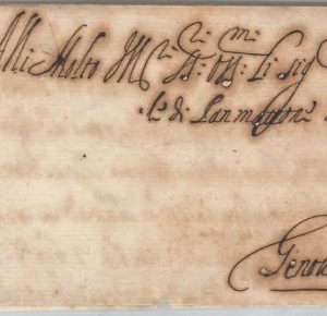 66064 - BUSTA prefilatelica  da ROMA a  GENOVA 16423