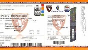 C2200- Vecchio BIGLIETTO PARTITA CALCIO - 2016 TORINO VS DELFINO PESCARA
