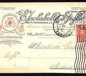 ab1517 - CARTOLINA D'EPOCA - MILANO Città : Pubblicitarie