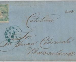 58388 - SPAIN: Habana - POSTAL HISTORY: COVER to BARCELONA