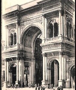 ab1548 - CARTOLINA D'EPOCA - MILANO Città : Galleria Vittorio Emanuele