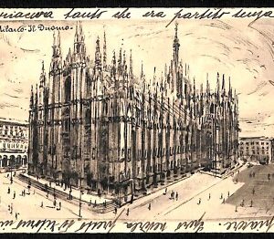 ab1549 - CARTOLINA D'EPOCA - MILANO Città : Duomo