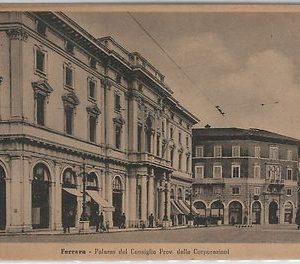 49472  CARTOLINA d'Epoca -  FERRARA citta' - Palazzo Consiglio Provinciale