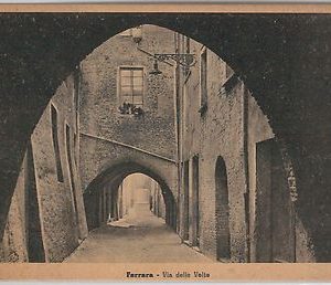 49473  CARTOLINA d'Epoca -  FERRARA citta' - Via della Volta