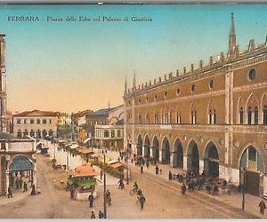 49474   CARTOLINA d'Epoca -  FERRARA citta' - Piazza delle Erbe