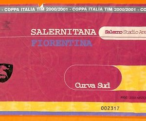 C2039- Vecchio BIGLIETTO PARTITA CALCIO - 2000-2001  SALERNITANA VS FIORENTINA