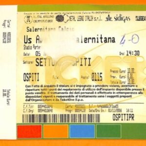 C2079- Vecchio BIGLIETTO PARTITA CALCIO -  SALERNITANA