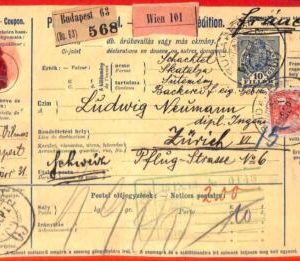 aa2048 - HUNGARY - Postal History - STATIONERY Bulletin d'Expedition 1913