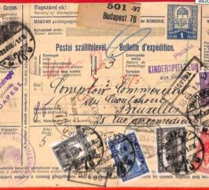 aa2040 - HUNGARY - Postal History - STATIONERY Bulletin d'Expedition 1929